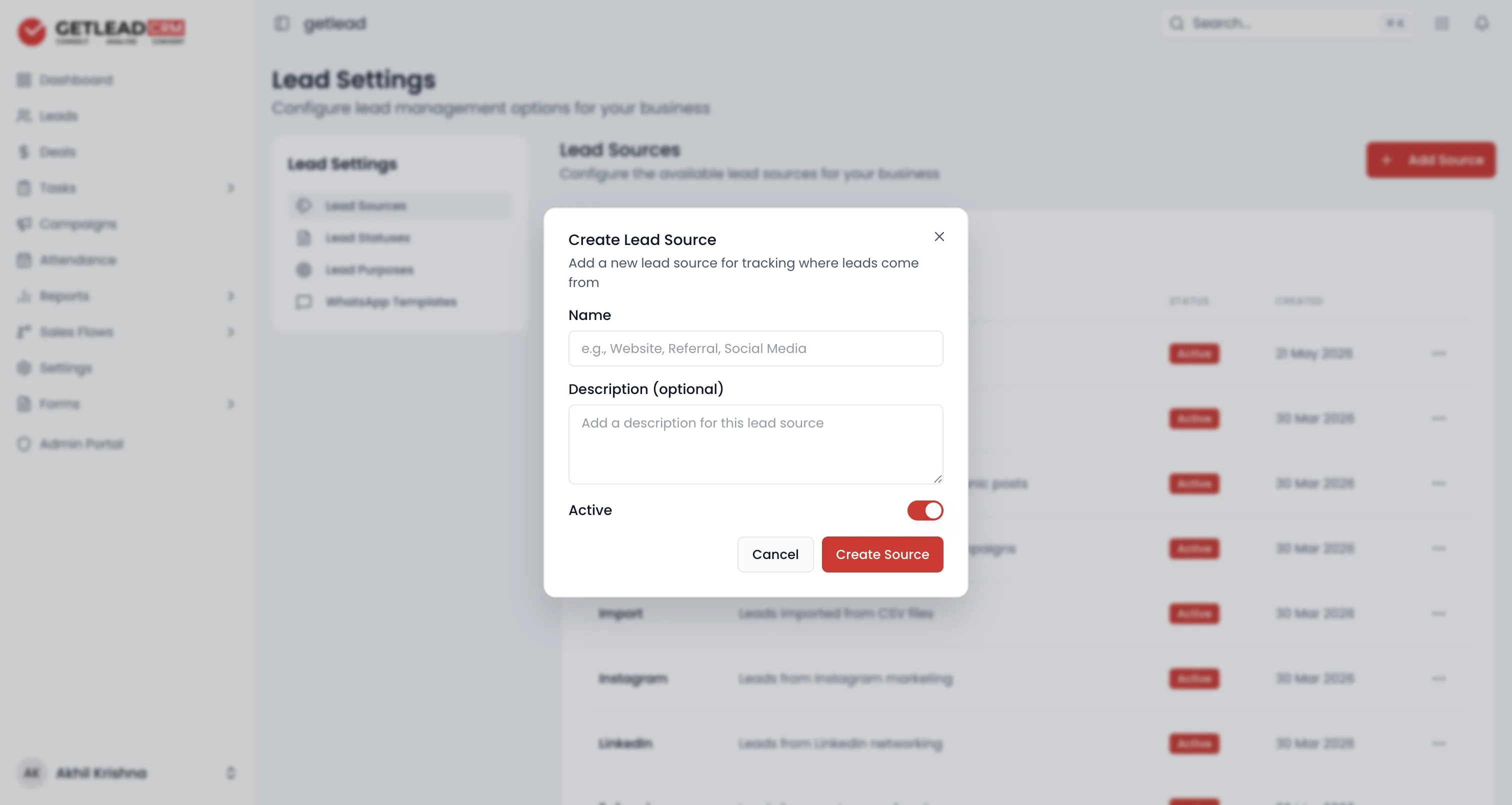 Add a source