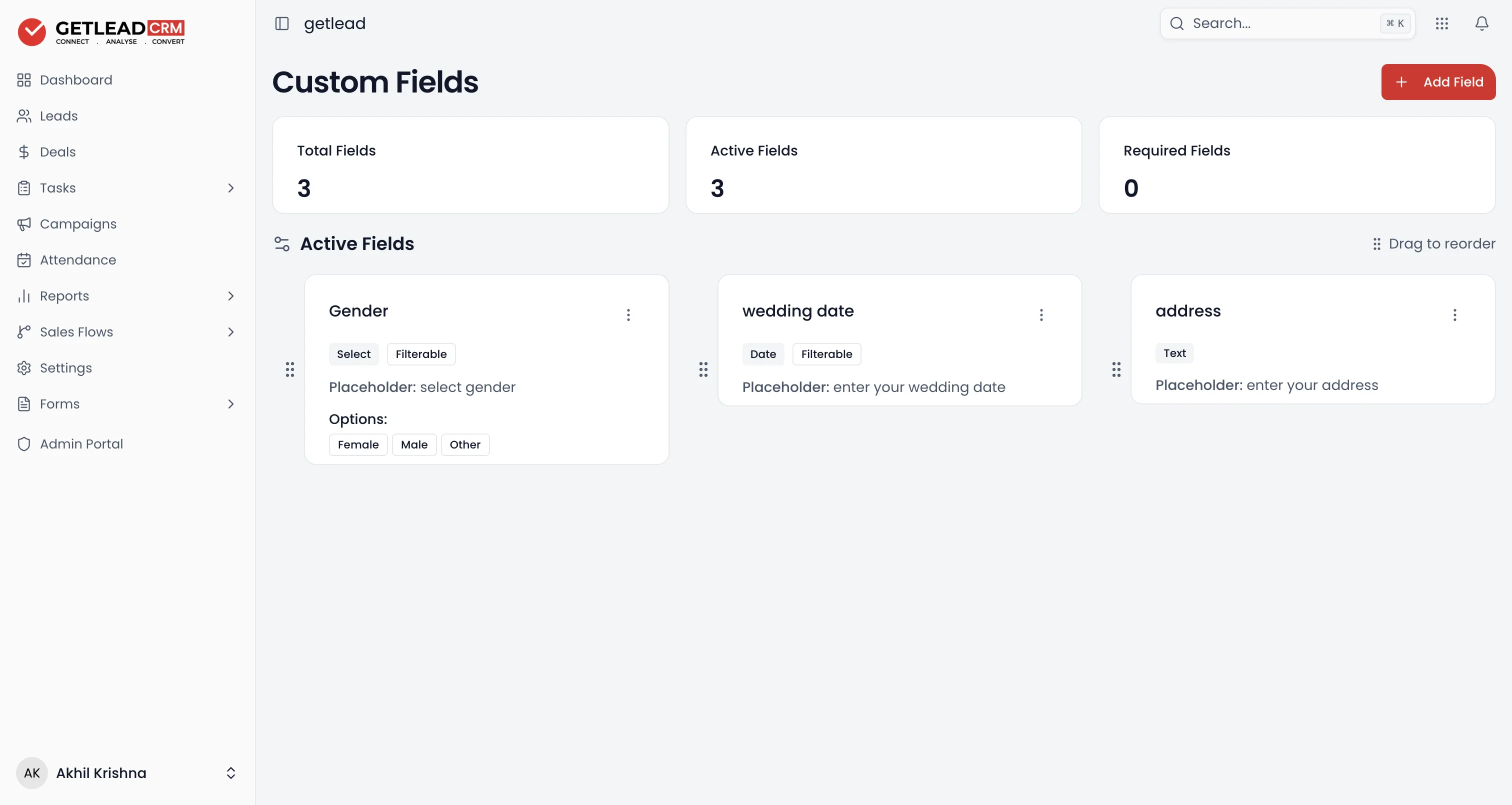 Custom Fields